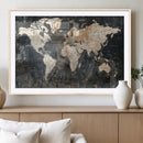 World Map Canvas Print – Detailed Map of the World Wall Art by MyGreatCanvas | Canvas Wall Art Prints | Photo Prints & Wall Decor