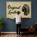 Original Landlords Wall Art Canvas Print, Native American by MyGreatCanvas | Canvas Wall Art Prints | Photo Prints & Wall Decor