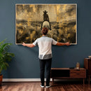 Cowgirl Wall Art Canvas Print, Western Horse Rider Wall Art, by MyGreatCanvas | Canvas Wall Art Prints | Photo Prints & Wall Decor