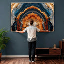 Abstract Wood Grain Canvas Print, Tree Ring Pattern Wall by MyGreatCanvas | Canvas Wall Art Prints | Photo Prints & Wall Decor