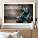 Dambell and Sport Wall Art Canvas Print by MyGreatCanvas | Canvas Wall Art Prints | Photo Prints & Wall Decor