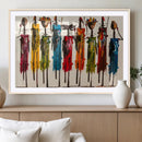 Abstract African Women Wall Art Canvas Print by MyGreatCanvas | Canvas Wall Art Prints | Photo Prints & Wall Decor