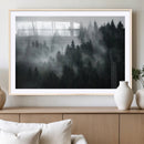 Foggy Forest Wall Art Canvas Print | 3 Panel Large Misty by MyGreatCanvas | Canvas Wall Art Prints | Photo Prints & Wall Decor
