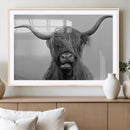 Texas Cow Wall Art Canvas, Texas Longhorn Cattle Canvas by MyGreatCanvas | Canvas Wall Art Prints | Photo Prints & Wall Decor
