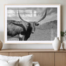 Longhorn Wall Art Canvas Print, Framed Ranch Wall Art Canvas by MyGreatCanvas | Canvas Wall Art Prints | Photo Prints & Wall Decor