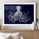 Blue Octopus Wall Art Canvas Print by MyGreatCanvas | Canvas Wall Art Prints | Photo Prints & Wall Decor