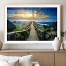 Mountain and Sunset Wall Art Canvas Print by MyGreatCanvas | Canvas Wall Art Prints | Photo Prints & Wall Decor
