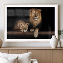 Lion Canvas Wall Art – Majestic Animal Print Artwork for by MyGreatCanvas | Canvas Wall Art Prints | Photo Prints & Wall Decor