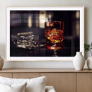 Whiskey and Cigar Canvas – Luxurious Wall Art for Home or