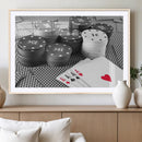 Poker Game Cards Wall Art Canvas, Multi Panel Wall Art by MyGreatCanvas | Canvas Wall Art Prints | Photo Prints & Wall Decor
