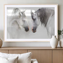 White Horse Wall Art Animal Canvas Print by MyGreatCanvas | Canvas Wall Art Prints | Photo Prints & Wall Decor