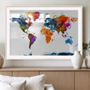 World Map Canvas Print – Detailed Map of the World Wall Art by MyGreatCanvas | Canvas Wall Art Prints | Photo Prints & Wall Decor