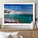 Santorini Wall Art Canvas Print