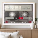 Music Cassette Iconic Wall Art Canvas Print by MyGreatCanvas | Canvas Wall Art Prints | Photo Prints & Wall Decor