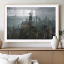 Disney Castle Wall Art Canvas Print, Living Kids Home Room