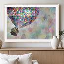 Up Pixar Poster, Look Up Pixar Wall Art, Up Pixar Canvas,