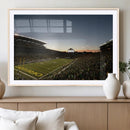 Oregon Ducks Football Team Print - Eugene Autzen Stadium