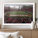 Wisconsin Badgers Team Print Canvas - Madison Camp Randall
