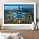 Los Angeles Dodgers Wall Art Canvas, Dodger Stadium Wall Art