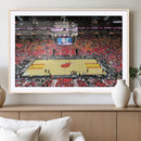 Miami Heat Basketball Team Print Wall Art- Kaseya Center by MyGreatCanvas | Canvas Wall Art Prints | Photo Prints & Wall Decor
