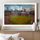 St. Louis Cardinals Baseball Team Print - Busch Stadium Wall