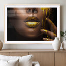 African American Art Black Woman Canvas Print, African Wall