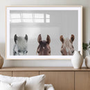 Horse Wall Art - Minimalist Horse Triptych Wall Art – Modern by MyGreatCanvas | Canvas Wall Art Prints | Photo Prints & Wall Decor