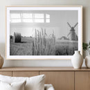 Vintage Farmhouse Black and White Triptych Wall Art – Giclee