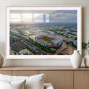 Old Trafford Manchester United Stadium Wall Art Canvas Print