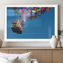 Carl Fredricksen, Up Movie Wall Art, Balloons Wall Art, Air