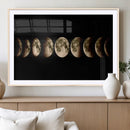 Phases of the Moon Wall Art | Canvas Print for Modern Wall by MyGreatCanvas | Canvas Wall Art Prints | Photo Prints & Wall Decor