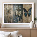 Butterfly Wall Art Trio | Vintage Butterfly Canvas Print | by MyGreatCanvas | Canvas Wall Art Prints | Photo Prints & Wall Decor