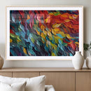 Vibrant Abstract Leaf Wall Art Canvas Print | Bold Colorful by MyGreatCanvas | Canvas Wall Art Prints | Photo Prints & Wall Decor