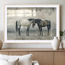 Chines Style Majestic Horses Wall Art | Ready to Hang and