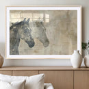 Abstract Horse Canvas Print | Modern Farmhouse Wall Art |