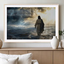 Jesus Walking Water Wall Art – Inspirational Christian