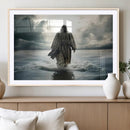 Jesus Walking on Water Wall Art | Canvas Print | Ready to