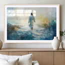 Watercolor Jesus Walking on Water Canvas Print, Christian by MyGreatCanvas | Canvas Wall Art Prints | Photo Prints & Wall Decor