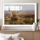 Scottish Highland Cow Wall Art Canvas Print | Ready to Hang by MyGreatCanvas | Canvas Wall Art Prints | Photo Prints & Wall Decor
