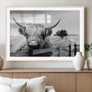 Scottish Highland Cow Wall Art | Rustic Farmhouse Décor |