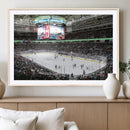 Sharks Arena Blackhawks Sharks Ice Hockey Stadium Wall Art by MyGreatCanvas | Canvas Wall Art Prints | Photo Prints & Wall Decor
