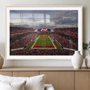 Florida Tampa Raymond James Stadium Wall Art Canvas Print -