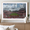 NC State Wolfpack Football Team Print Canvas- Raleigh