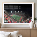Houston Cougars Football Team Print - Houston TDECU Stadium
