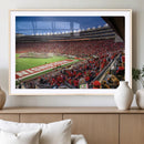 Wisconsin Badgers Football Team Print - Madison Camp Randall
