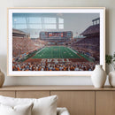 Framed Texas Memorial Stadium Canvas, University of Texas