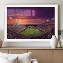 East Carolina University Pirates Football Print Canvas-