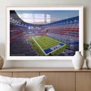 Buffalo Bills Football Team Print Canvas - Buffalo Highmark by MyGreatCanvas | Canvas Wall Art Prints | Photo Prints & Wall Decor