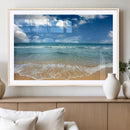 Sea View From the Beach Canvas Print