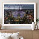 The Louisiana State University Tigers Football Team Print -